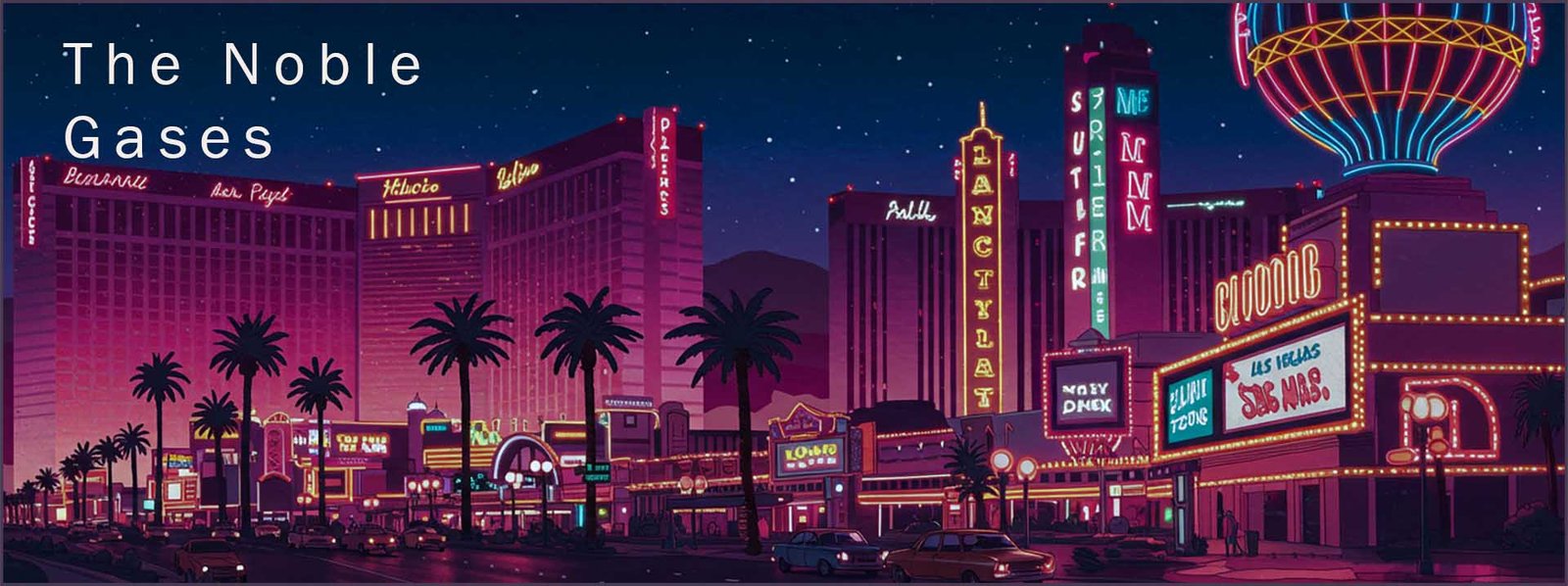 Neon lights in Las Vegas